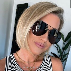 New in Box DIFF Lenox, Black/Gray Sunglasses